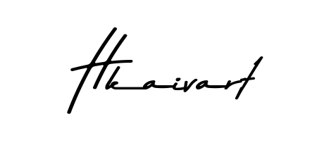 How to make Hkaivart name signature. Use Asem Kandis PERSONAL USE style for creating short signs online. This is the latest handwritten sign. Hkaivart signature style 9 images and pictures png