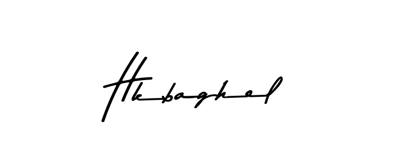 Make a beautiful signature design for name Hkbaghel. With this signature (Asem Kandis PERSONAL USE) style, you can create a handwritten signature for free. Hkbaghel signature style 9 images and pictures png