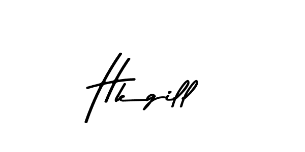 How to make Hkgill name signature. Use Asem Kandis PERSONAL USE style for creating short signs online. This is the latest handwritten sign. Hkgill signature style 9 images and pictures png