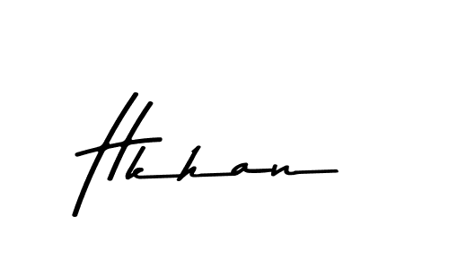 Create a beautiful signature design for name Hkhan. With this signature (Asem Kandis PERSONAL USE) fonts, you can make a handwritten signature for free. Hkhan signature style 9 images and pictures png