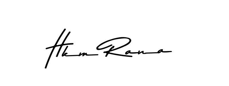 Also You can easily find your signature by using the search form. We will create Hkm Rana name handwritten signature images for you free of cost using Asem Kandis PERSONAL USE sign style. Hkm Rana signature style 9 images and pictures png