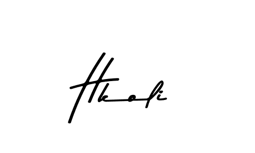 You should practise on your own different ways (Asem Kandis PERSONAL USE) to write your name (Hkoli) in signature. don't let someone else do it for you. Hkoli signature style 9 images and pictures png