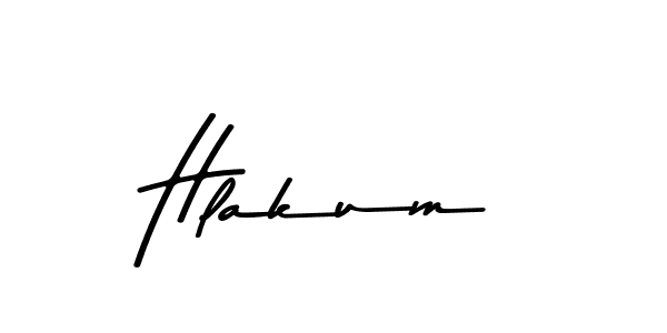 How to make Hlakum signature? Asem Kandis PERSONAL USE is a professional autograph style. Create handwritten signature for Hlakum name. Hlakum signature style 9 images and pictures png