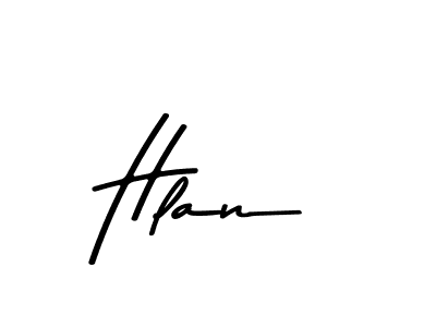 Hlan stylish signature style. Best Handwritten Sign (Asem Kandis PERSONAL USE) for my name. Handwritten Signature Collection Ideas for my name Hlan. Hlan signature style 9 images and pictures png