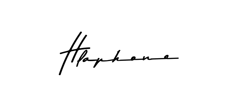 Design your own signature with our free online signature maker. With this signature software, you can create a handwritten (Asem Kandis PERSONAL USE) signature for name Hlaphone. Hlaphone signature style 9 images and pictures png