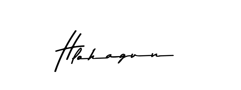 How to make Hlohagun signature? Asem Kandis PERSONAL USE is a professional autograph style. Create handwritten signature for Hlohagun name. Hlohagun signature style 9 images and pictures png