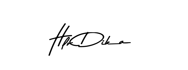 Make a beautiful signature design for name Hlr Dika. With this signature (Asem Kandis PERSONAL USE) style, you can create a handwritten signature for free. Hlr Dika signature style 9 images and pictures png