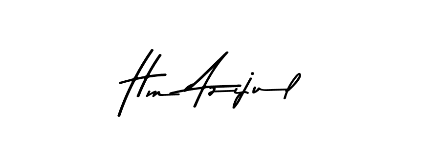 Hm Azijul stylish signature style. Best Handwritten Sign (Asem Kandis PERSONAL USE) for my name. Handwritten Signature Collection Ideas for my name Hm Azijul. Hm Azijul signature style 9 images and pictures png