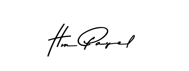 This is the best signature style for the Hm Payel name. Also you like these signature font (Asem Kandis PERSONAL USE). Mix name signature. Hm Payel signature style 9 images and pictures png
