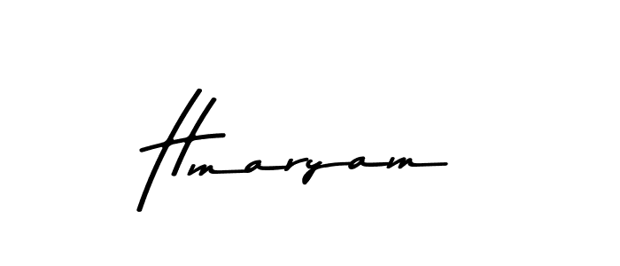 Use a signature maker to create a handwritten signature online. With this signature software, you can design (Asem Kandis PERSONAL USE) your own signature for name Hmaryam. Hmaryam signature style 9 images and pictures png