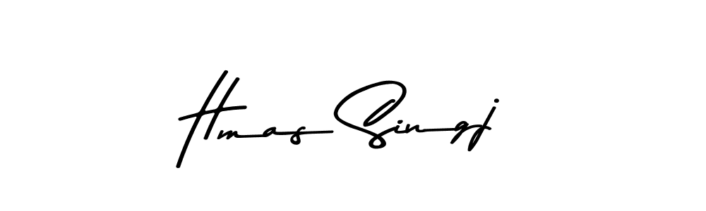 You should practise on your own different ways (Asem Kandis PERSONAL USE) to write your name (Hmas Singj) in signature. don't let someone else do it for you. Hmas Singj signature style 9 images and pictures png