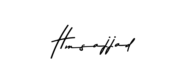 Hmsajjad stylish signature style. Best Handwritten Sign (Asem Kandis PERSONAL USE) for my name. Handwritten Signature Collection Ideas for my name Hmsajjad. Hmsajjad signature style 9 images and pictures png