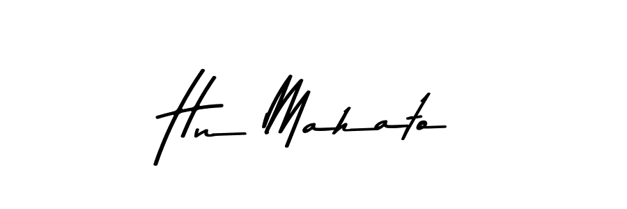 This is the best signature style for the Hn Mahato name. Also you like these signature font (Asem Kandis PERSONAL USE). Mix name signature. Hn Mahato signature style 9 images and pictures png