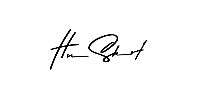 Also You can easily find your signature by using the search form. We will create Hn Shrt name handwritten signature images for you free of cost using Asem Kandis PERSONAL USE sign style. Hn Shrt signature style 9 images and pictures png