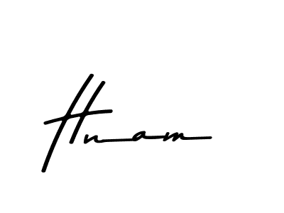 Similarly Asem Kandis PERSONAL USE is the best handwritten signature design. Signature creator online .You can use it as an online autograph creator for name Hnam. Hnam signature style 9 images and pictures png