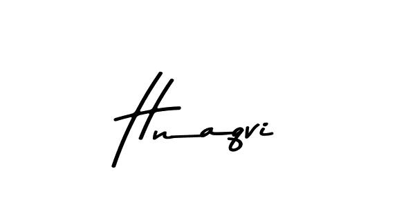 Hnaqvi stylish signature style. Best Handwritten Sign (Asem Kandis PERSONAL USE) for my name. Handwritten Signature Collection Ideas for my name Hnaqvi. Hnaqvi signature style 9 images and pictures png