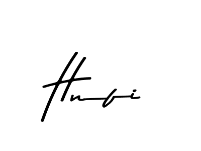 How to make Hnfi name signature. Use Asem Kandis PERSONAL USE style for creating short signs online. This is the latest handwritten sign. Hnfi signature style 9 images and pictures png