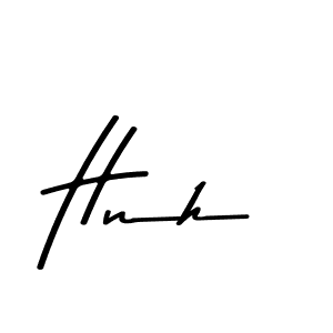 Create a beautiful signature design for name Hnh. With this signature (Asem Kandis PERSONAL USE) fonts, you can make a handwritten signature for free. Hnh signature style 9 images and pictures png