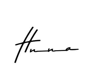 Design your own signature with our free online signature maker. With this signature software, you can create a handwritten (Asem Kandis PERSONAL USE) signature for name Hnna. Hnna signature style 9 images and pictures png