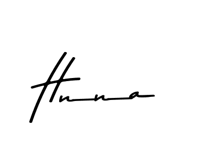 Design your own signature with our free online signature maker. With this signature software, you can create a handwritten (Asem Kandis PERSONAL USE) signature for name Hnna. Hnna signature style 9 images and pictures png