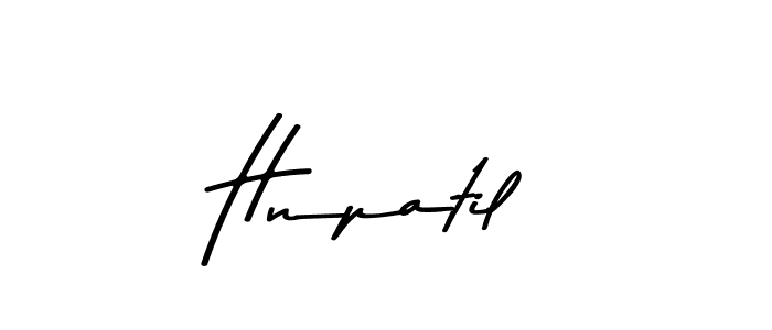 How to make Hnpatil signature? Asem Kandis PERSONAL USE is a professional autograph style. Create handwritten signature for Hnpatil name. Hnpatil signature style 9 images and pictures png