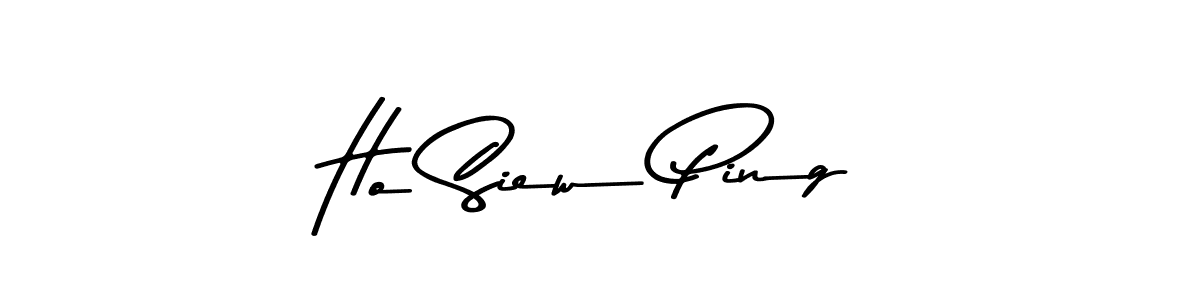 Ho Siew Ping stylish signature style. Best Handwritten Sign (Asem Kandis PERSONAL USE) for my name. Handwritten Signature Collection Ideas for my name Ho Siew Ping. Ho Siew Ping signature style 9 images and pictures png