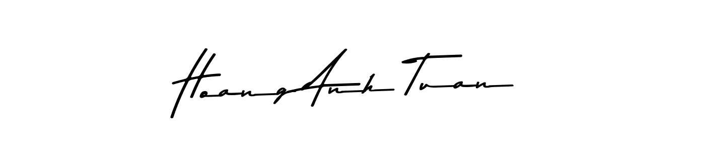 Design your own signature with our free online signature maker. With this signature software, you can create a handwritten (Asem Kandis PERSONAL USE) signature for name Hoang Anh Tuan. Hoang Anh Tuan signature style 9 images and pictures png