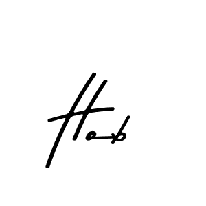 How to make Hob signature? Asem Kandis PERSONAL USE is a professional autograph style. Create handwritten signature for Hob name. Hob signature style 9 images and pictures png