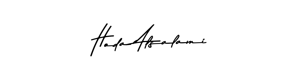 Make a beautiful signature design for name Hoda Alsalami. Use this online signature maker to create a handwritten signature for free. Hoda Alsalami signature style 9 images and pictures png