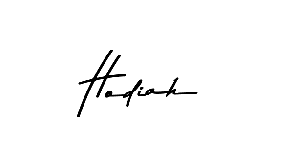 Make a beautiful signature design for name Hodiah. With this signature (Asem Kandis PERSONAL USE) style, you can create a handwritten signature for free. Hodiah signature style 9 images and pictures png