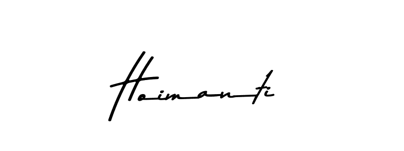 How to make Hoimanti name signature. Use Asem Kandis PERSONAL USE style for creating short signs online. This is the latest handwritten sign. Hoimanti signature style 9 images and pictures png