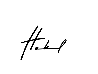 Similarly Asem Kandis PERSONAL USE is the best handwritten signature design. Signature creator online .You can use it as an online autograph creator for name Hokl. Hokl signature style 9 images and pictures png