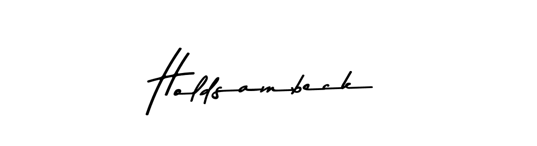 The best way (Asem Kandis PERSONAL USE) to make a short signature is to pick only two or three words in your name. The name Holdsambeck include a total of six letters. For converting this name. Holdsambeck signature style 9 images and pictures png