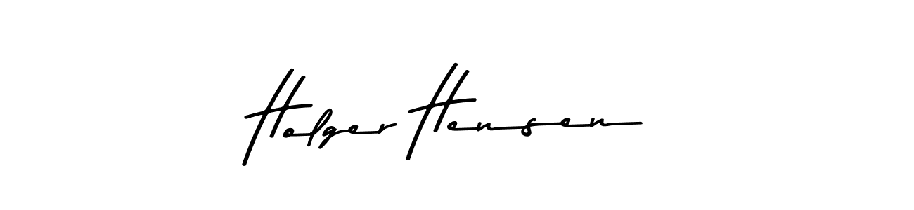 Use a signature maker to create a handwritten signature online. With this signature software, you can design (Asem Kandis PERSONAL USE) your own signature for name Holger Hensen. Holger Hensen signature style 9 images and pictures png