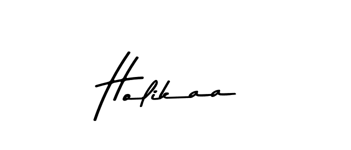 The best way (Asem Kandis PERSONAL USE) to make a short signature is to pick only two or three words in your name. The name Holikaa include a total of six letters. For converting this name. Holikaa signature style 9 images and pictures png