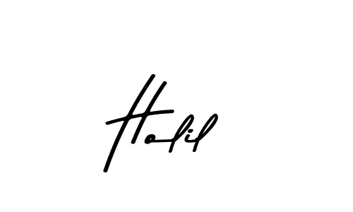 Also we have Holil name is the best signature style. Create professional handwritten signature collection using Asem Kandis PERSONAL USE autograph style. Holil signature style 9 images and pictures png