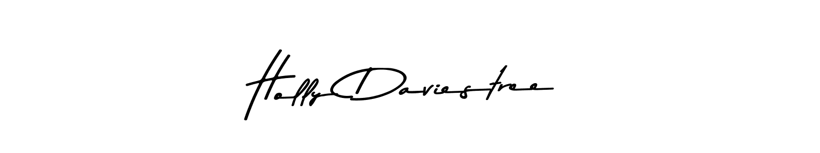 Holly Daviestree stylish signature style. Best Handwritten Sign (Asem Kandis PERSONAL USE) for my name. Handwritten Signature Collection Ideas for my name Holly Daviestree. Holly Daviestree signature style 9 images and pictures png