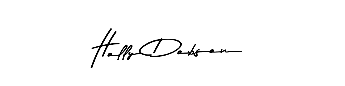 Make a beautiful signature design for name Holly Dobson. With this signature (Asem Kandis PERSONAL USE) style, you can create a handwritten signature for free. Holly Dobson signature style 9 images and pictures png