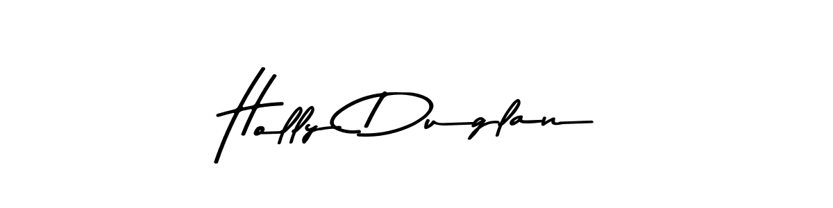 Use a signature maker to create a handwritten signature online. With this signature software, you can design (Asem Kandis PERSONAL USE) your own signature for name Holly Duglan. Holly Duglan signature style 9 images and pictures png