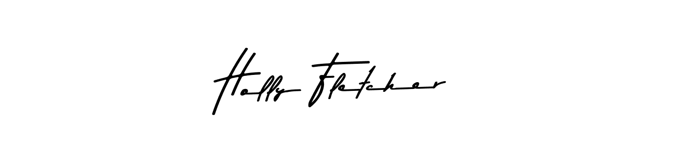 Use a signature maker to create a handwritten signature online. With this signature software, you can design (Asem Kandis PERSONAL USE) your own signature for name Holly Fletcher. Holly Fletcher signature style 9 images and pictures png