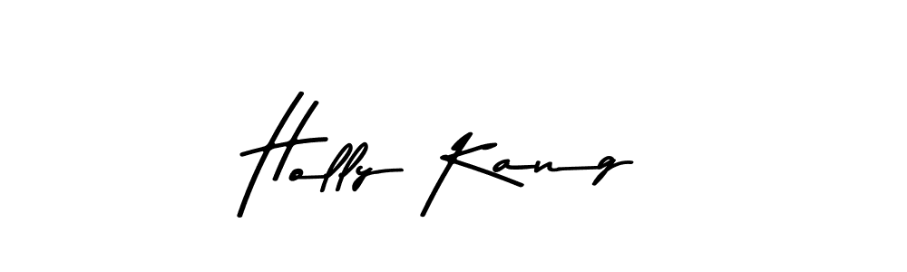 You should practise on your own different ways (Asem Kandis PERSONAL USE) to write your name (Holly Kang) in signature. don't let someone else do it for you. Holly Kang signature style 9 images and pictures png