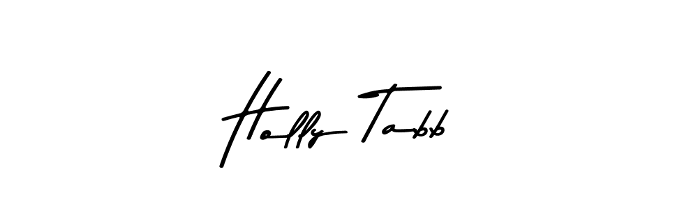 Make a short Holly Tabb signature style. Manage your documents anywhere anytime using Asem Kandis PERSONAL USE. Create and add eSignatures, submit forms, share and send files easily. Holly Tabb signature style 9 images and pictures png