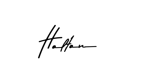Design your own signature with our free online signature maker. With this signature software, you can create a handwritten (Asem Kandis PERSONAL USE) signature for name Holton. Holton signature style 9 images and pictures png