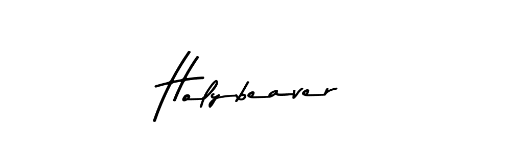 Design your own signature with our free online signature maker. With this signature software, you can create a handwritten (Asem Kandis PERSONAL USE) signature for name Holybeaver. Holybeaver signature style 9 images and pictures png