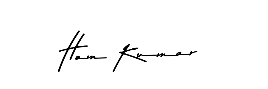 Use a signature maker to create a handwritten signature online. With this signature software, you can design (Asem Kandis PERSONAL USE) your own signature for name Hom Kumar. Hom Kumar signature style 9 images and pictures png