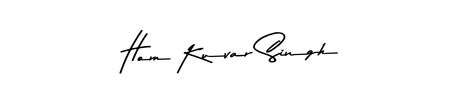 Also You can easily find your signature by using the search form. We will create Hom Kuvar Singh name handwritten signature images for you free of cost using Asem Kandis PERSONAL USE sign style. Hom Kuvar Singh signature style 9 images and pictures png