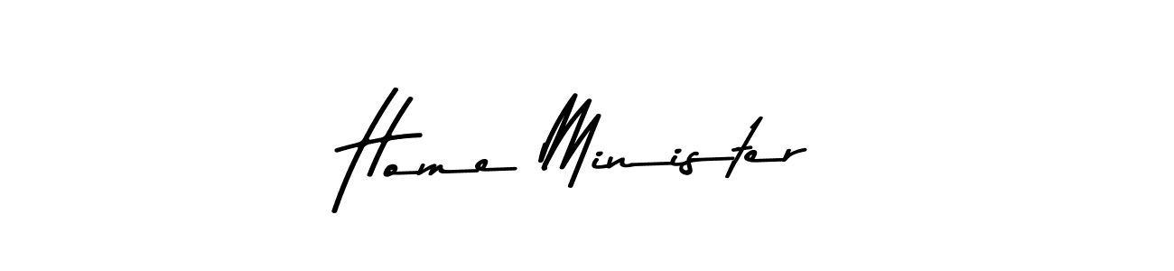 This is the best signature style for the Home Minister name. Also you like these signature font (Asem Kandis PERSONAL USE). Mix name signature. Home Minister signature style 9 images and pictures png
