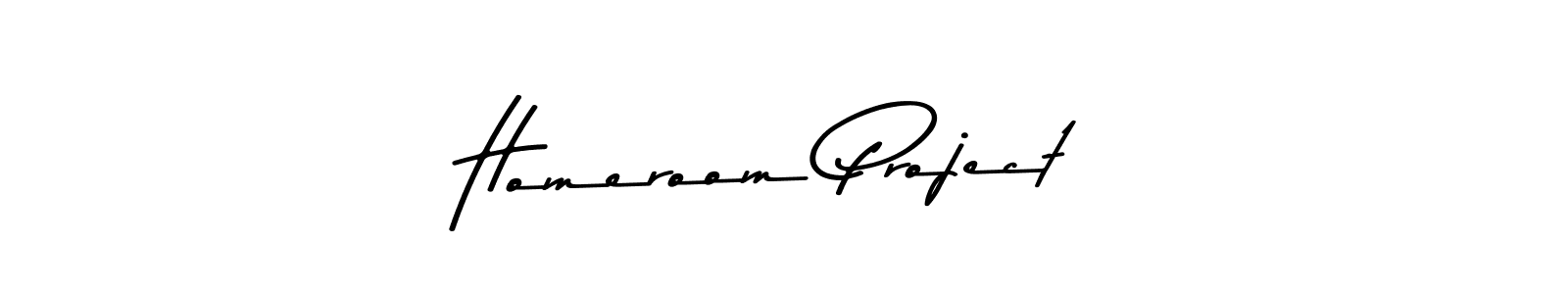 Also You can easily find your signature by using the search form. We will create Homeroom Project name handwritten signature images for you free of cost using Asem Kandis PERSONAL USE sign style. Homeroom Project signature style 9 images and pictures png