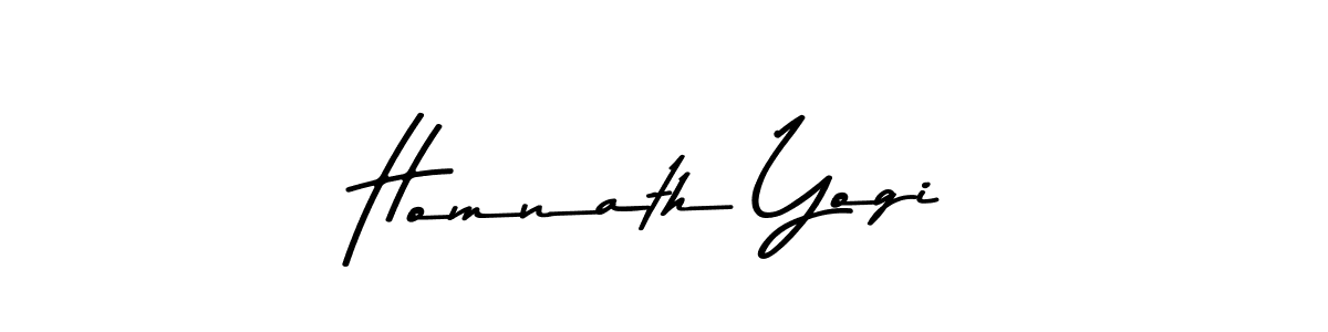 Make a beautiful signature design for name Homnath Yogi. Use this online signature maker to create a handwritten signature for free. Homnath Yogi signature style 9 images and pictures png