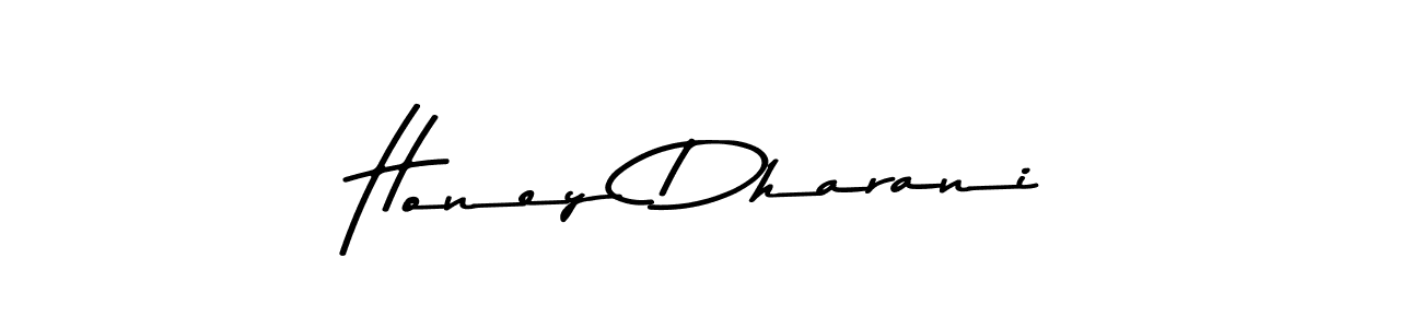 Make a beautiful signature design for name Honey Dharani. With this signature (Asem Kandis PERSONAL USE) style, you can create a handwritten signature for free. Honey Dharani signature style 9 images and pictures png